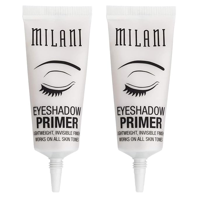 Milani Eyeshadow Primer - 2 Pack | Primer Face Makeup Eye Shadow Primer Base | Makeup Primer for Face | Vegan, Cruelty-Free, Made for Long-Lasting Wear | Use with Eye Shadow Palettes