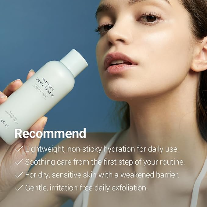 Nutritious Watery Essence, All-in-one Power Plant-Protein Toner for Soothing and Hydrating, Gentle Exfoliation, CICA Calming, Niacinamide, Korean Skincare, Glass Skin (180ml / 6.08 fl.oz.)