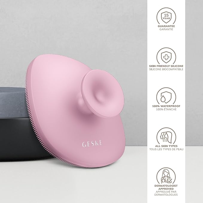 Body Brush | 4 in 1 | Cleansing Brush for The Entire Body | Professional Deep Cleaning | Soft Silicone Bristles | Ergonomic Two-Finger Design | Cleanses & Massages