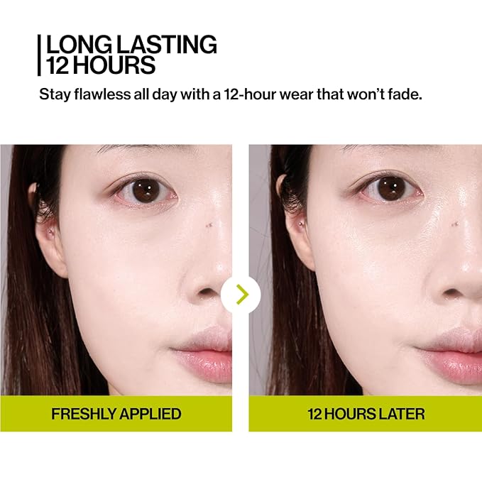 UNLEASHIA Foundation Makeup Healthy-Green Cushion Refill - 15g, Lightweight Buildable Coverage, Vegan Makeup, Natural Satin Finish(21W)