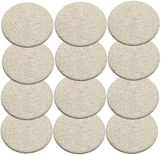 20 Pcs Loofah Face Pads Round Exfoliating Facial Pads Skin Cleansing Discs Pads Facial Body Scrubbers for Bath Shower Spa Skin Scrub