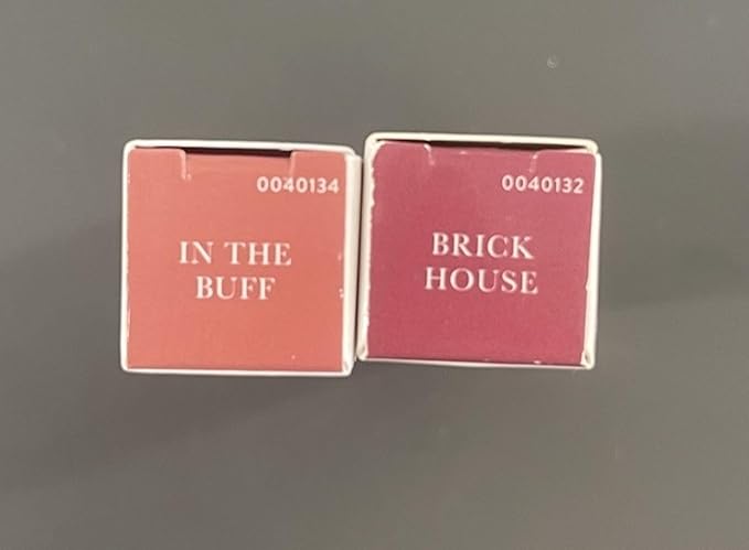 LAURA GELLER NEW YORK Jelly Balm Moisturizing Tinted Lipstick Duo, Hydrating Hydrating Vitamin E - Semi-Shine Finish |Tinted Lip Balm Set Brick House & In the Buff