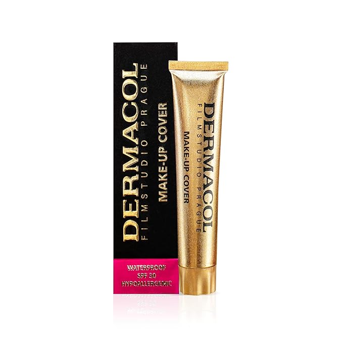 Dermacol DC Full Coverage Foundation | Long Lasting Waterproof Makeup Cover Cream SPF30 | Hypoallergenic & Light Weight Liquid | Tattoo, Acne, Spots #229