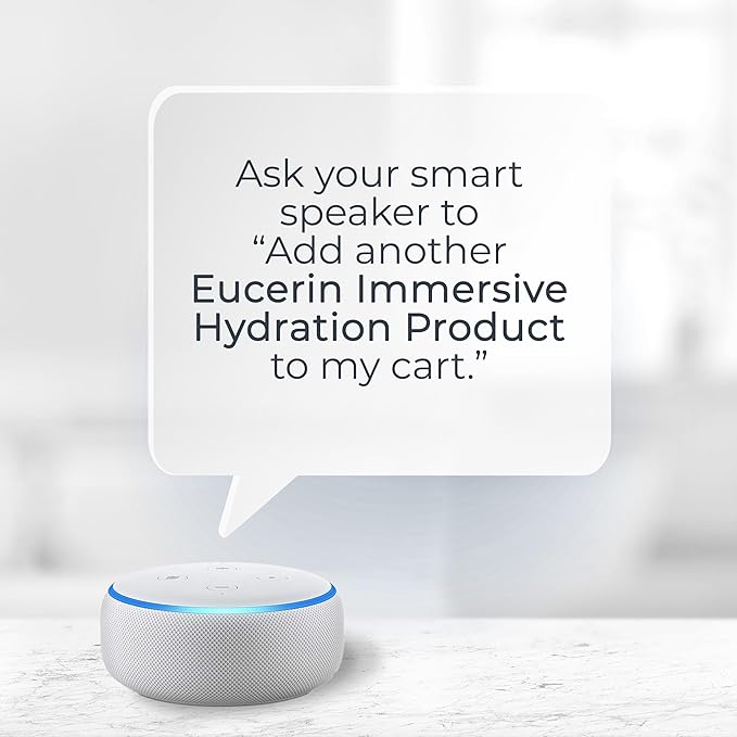 Eucerin Immersive Hydration Smoothing Face Serum, Ultra-Lightweight Hyaluronic Acid Serum Reduces the Look of Fine Lines and Wrinkles, Holiday Gifts for Self Care, 1 Fl Oz Bottle