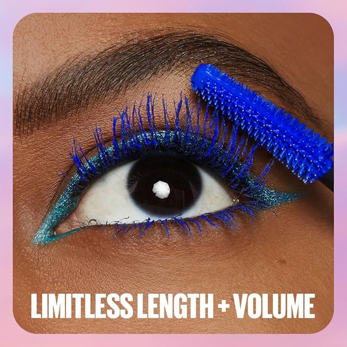 Maybelline Lash Sensational Sky High Waterproof Mascara Makeup, Volumizing, Lengthening, Defining, Curling, Multiplying, Buildable Formula, Very Black, 1 Count