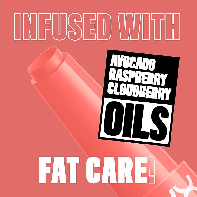 NYX PROFESSIONAL MAKEUP Fat Oil Slick Click, Lightweight, Buildable Pigmented Vegan Lip Balm - Story or Post (Peach)