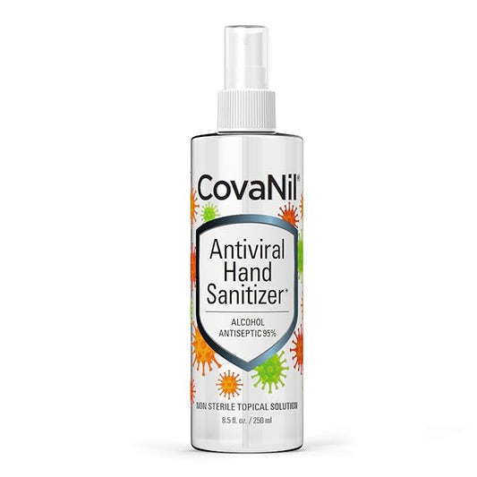 Premium Hand Sanitizer Spray - 8.5 oz Bottle 95% Alcohol, Quick-Drying, Non-Sticky, Gentle on Skin, Moisturizing - Ideal for Home, Work, or Travel