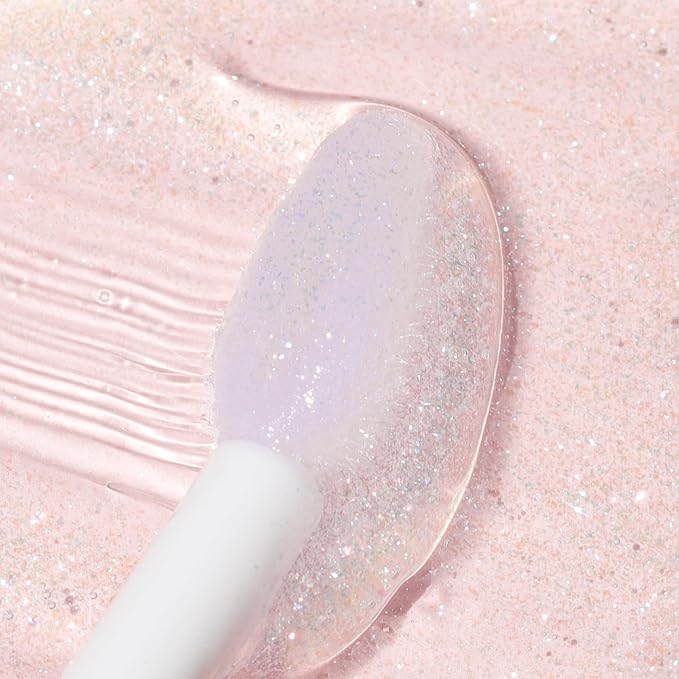 Wander Beauty Lip Retreat Oil - Oasis Glow (Shimmery Clear) - 4-in-1 Tinted Oil + Moisturizing Gloss with Avocado, Vitamin E and Rosehip - Hydrating Care for Dry Lips - 0.33 fl oz