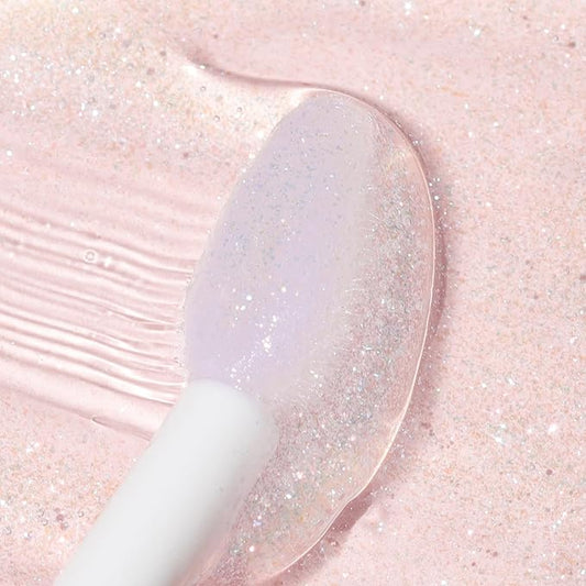 Wander Beauty Lip Retreat Oil - Oasis Glow (Shimmery Clear) - 4-in-1 Tinted Oil + Moisturizing Gloss with Avocado, Vitamin E and Rosehip - Hydrating Care for Dry Lips - 0.33 fl oz