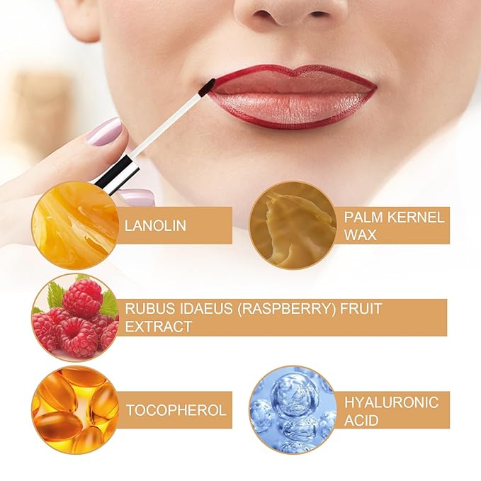 3PCS Lip Liner，Peel Off Lip Liner Tattoo, Peel Off Lip Stain, Long Lasting Lip Stain Peel Off, Infused with Hyaluronic Acid & Vitamin E, Makeup Gift for Women (red, 3)