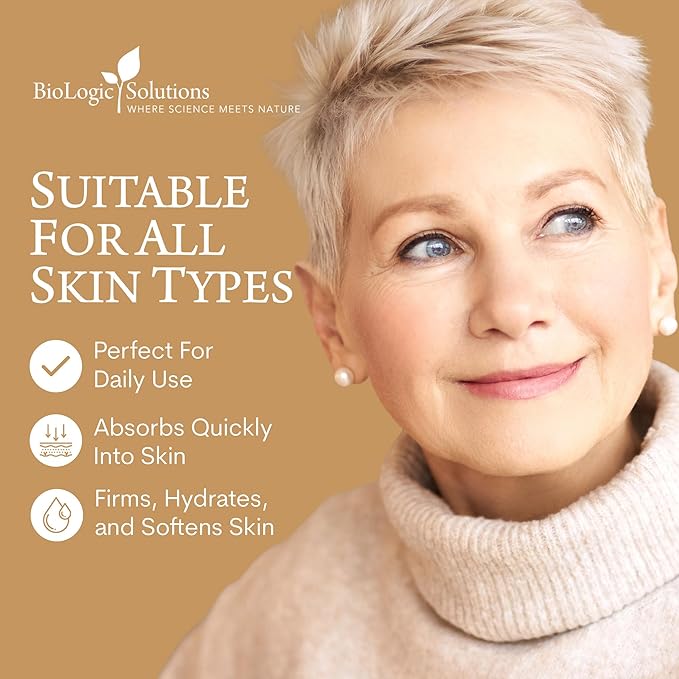 Biologic MaxiLift Instant Face Lift Serum - Skin Tightening Face Serum for Women Eyes, Firms and Smooths Sagging Skin, Fine Lines & Wrinkles - 0.5 Fl Oz