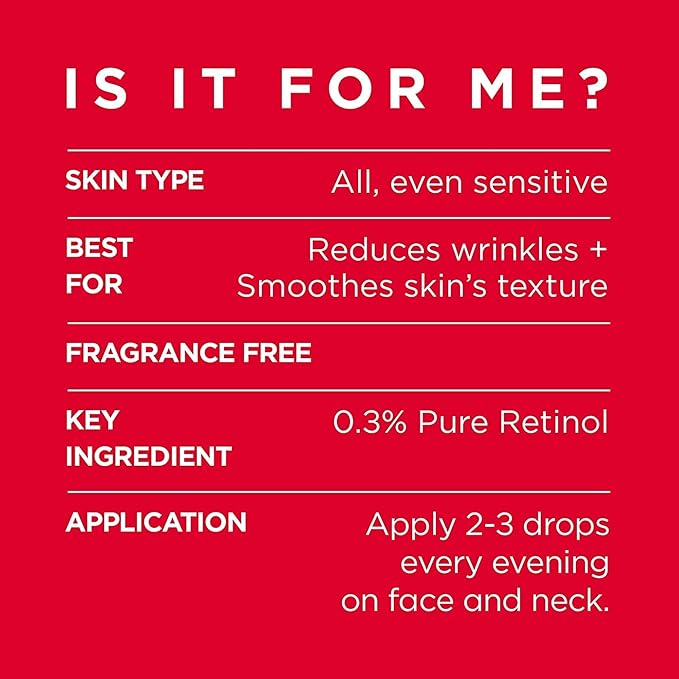 'L'Oreal Paris Revitalift Triple Power LZR Retinol Night Serum For Face, With 0.3% Pure Retinol, Moisturizes Skin and Eliminates Deep Wrinkles, For All Skin Types, 30ml