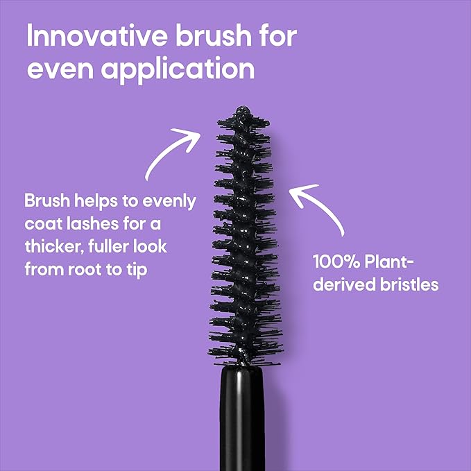 Almay Thickening & Tint Mascara, Instant Soft Full Volume, Conditions & Darkens Natural Lashes Over Time, No Flaking or Clumping, 401 Blackest Black, 0.28 fl oz