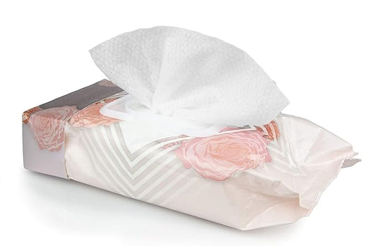 Makeup Remover Wipes Bulk Pack- Collagen and Rosehip Facial Cleansing Wipes, 2 Pack