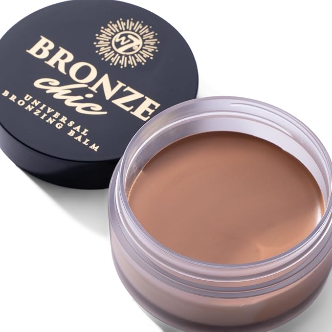 W7 Bronze Chic Bronzer - Cream Bronzing Balm - Contouring & Highlighting Vegan Makeup