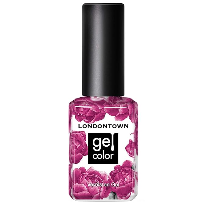 LONDONTOWN UV/LED Gel Nail Polish - Long Lasting, Chip Resistant High Shine Color - Glossy Shocking Pink, Summer Fling, 12ml/.40fl oz