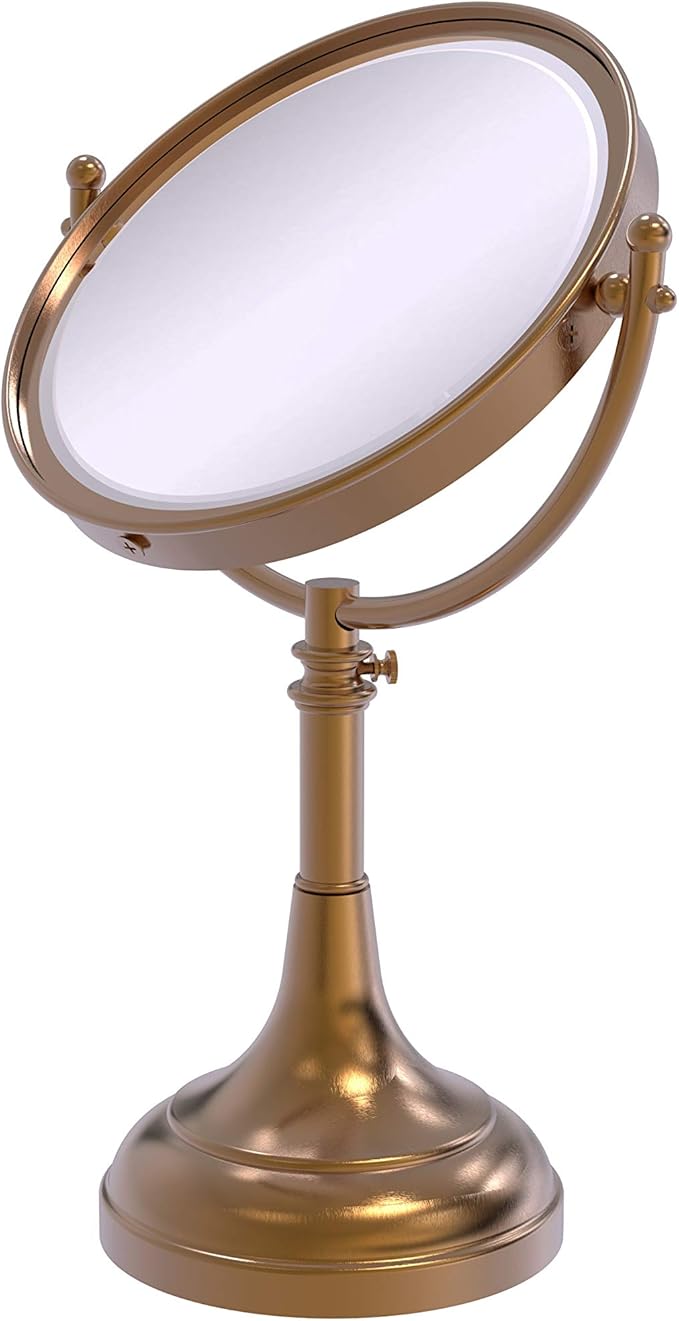 Allied Brass DM-1/2X-BBR 8-Inch Mirror with 2X Magnification, 17-23-1/2-Inch H, Brushed Bronze