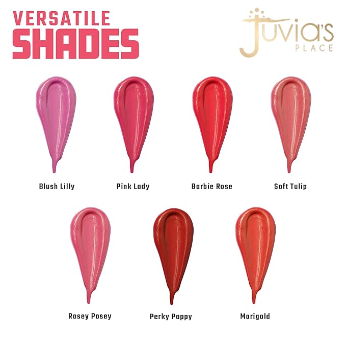 Juvia's Place Blushed Liquid BlushLighter Pink Lady Glow - Liquid Blush for Cheeks with Luminous Glow, Long-Wearing, Buildable & Highly-Pigmented Makeup Blush, Easy to Blend Blush