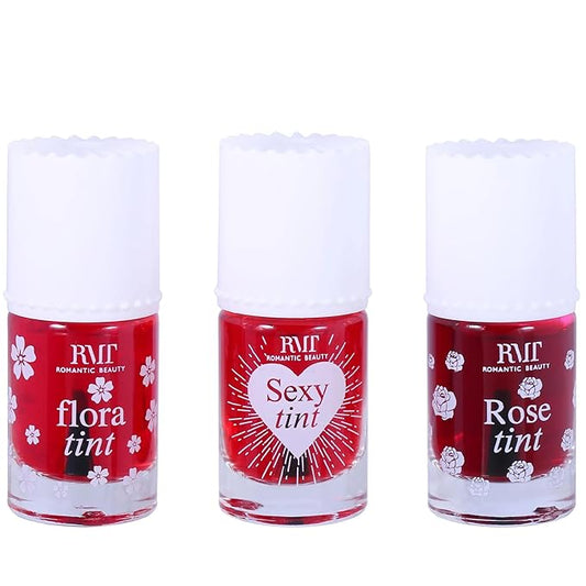 Beauty Bundle Lip & Cheek Tint Stain Set, Long Lasting Waterproof, Lightweight, Non-Sticky, Transfer-Proof, Matte Finish Lip Tint 3 Different Shades Lasts All Day