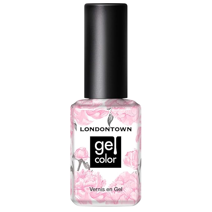 LONDONTOWN UV/LED Gel Nail Polish - Long Lasting, Chip Resistant High Shine Color - Glossy Soft Sheer Pink, Invisible Crown, 12ml/.40fl oz