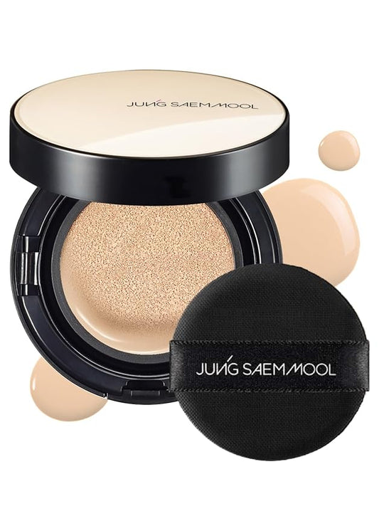 [JUNGSAEMMOOL OFFICIAL] Essential Skin Nuder Cushion (Fair) | Refill Not Included | Natural Finish | Buildable Coverage | Makeup Artist Brand | Cream Foundation