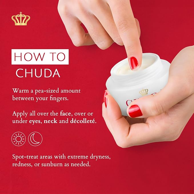 CHUDA Healing Hydrating Cream Skin Care Moisturizer Anti Aging Face Cream - 30ml Made in USA, Daily Moisturizer for Face with Remedea Compound, Healing Cream for Hydrating Moisturizer for Dry Skin