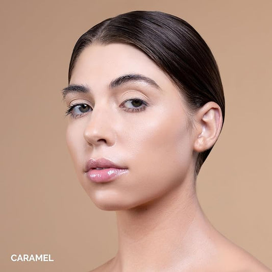 OFIR Skin Satin Medium Coverage Foundation | Lightweight Foundation Makeup with Vegan Formula | Blue Light Protection & Non-Creasing for Long-Lasting Wear | 1 FL OZ (Caramel - Medium Cool)