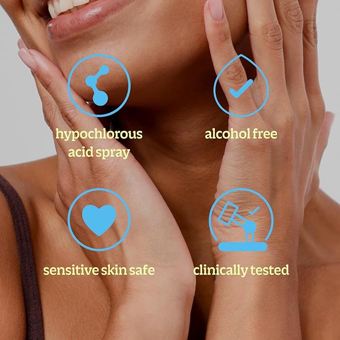 BRIOTECH Renew Toner, Hypochlorous Acid Spray, Minimize Appearance of Blemishes, Soothing Facial Mist for Sensitive Skin, Calm Redness & Bumps, Vegan, 4 fl oz (2 Pack)