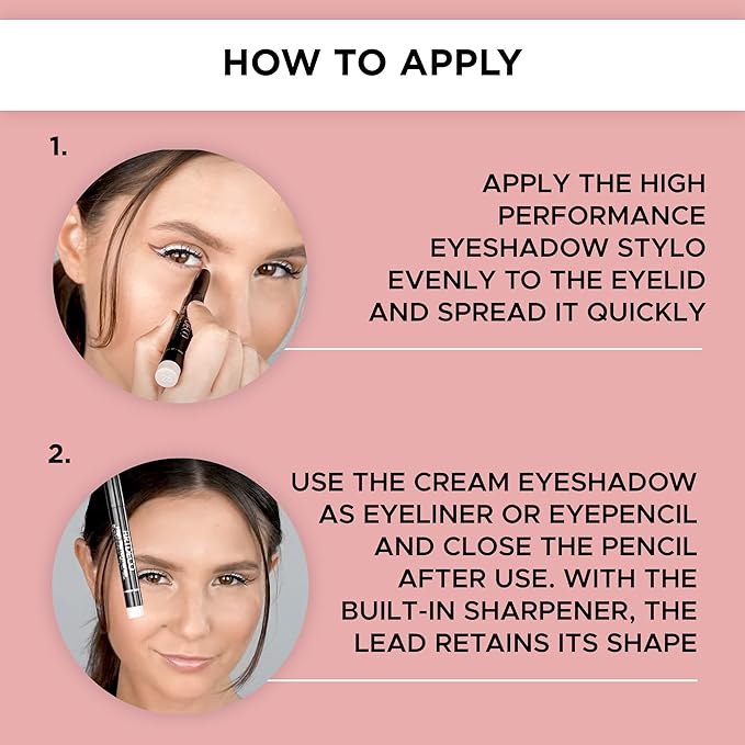 ARTDECO High Performance Eyeshadow Stylo – Benefit Pearl Brown N°16 – 3in1 Stick: Eyeshadow, Eyeliner & Kajal – Glides On & Blends Easily – Up to 10 Hours of Wear – Eye Makeup – Pencil – 0.04 Oz