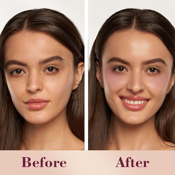 Cilrofelr Dewy Liquid Blush, Soft Cream Liquid Blush for Cheek, Buildable & Blendable Pigment, Lightweight & Smooth Texture, Longwear Formula for a Soft, Natural Flush (04 Rosy Mauve)