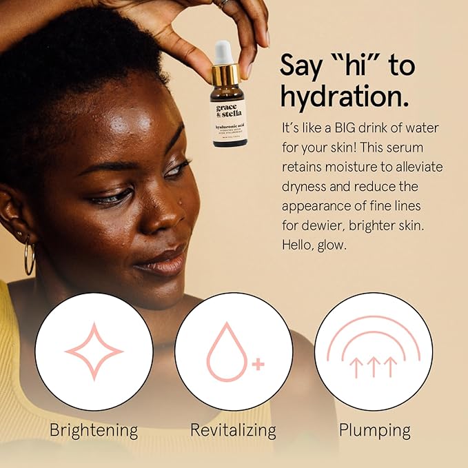 grace & stella Award-Winning Skin Care Set - Stocking Stuffers for Teen Girls, Christmas Gifts for Women - Travel Essentials with Gold Eye Masks, Hyaluronic Acid Serum & Rose Spray, Beauty Gift Set