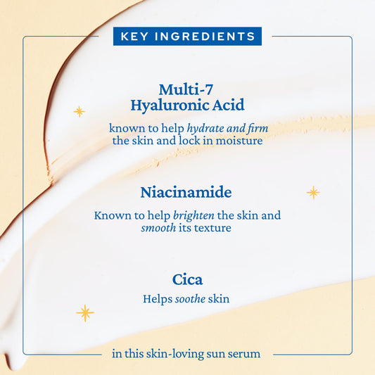 belif Milky Niacinamide Sunscreen SPF 40 – Lightweight & Invisible Sun Serum for Face with 7 Types of Hyaluronic Acid | No White Cast, Non-Comedogenic, Hydrating, Makeup-Gripping Primer (1.69 fl.oz)