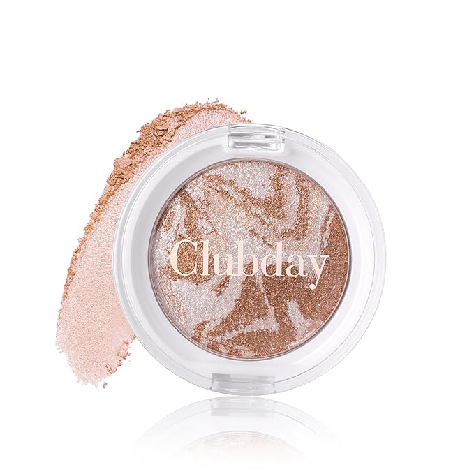 Classic Color Marbleized Blush Highlighting Face Power Blush Gifts for Women Long Lasting Glowing, Smooth, Blendable Fit For All Skin Tones,0.12 Oz-05