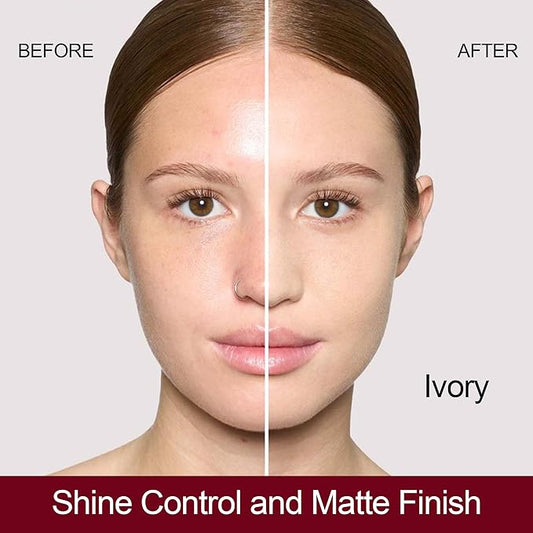 FV Waterproof Foundation, Medium Coverage, Oil-free & Long Lasting, Lightweight, Matte Foundation for Oily/Normal Skin, Transfer Proof Liquid Foundation Makeup, 30g, Ivory