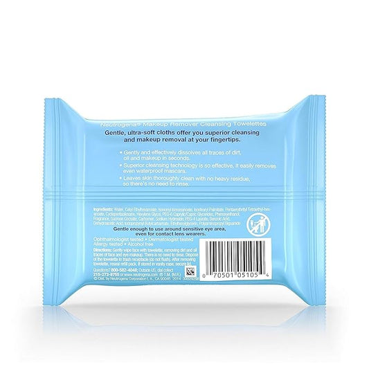 Neutrogena Make Up Removing Wipes, 150 Cleansing Towelettes