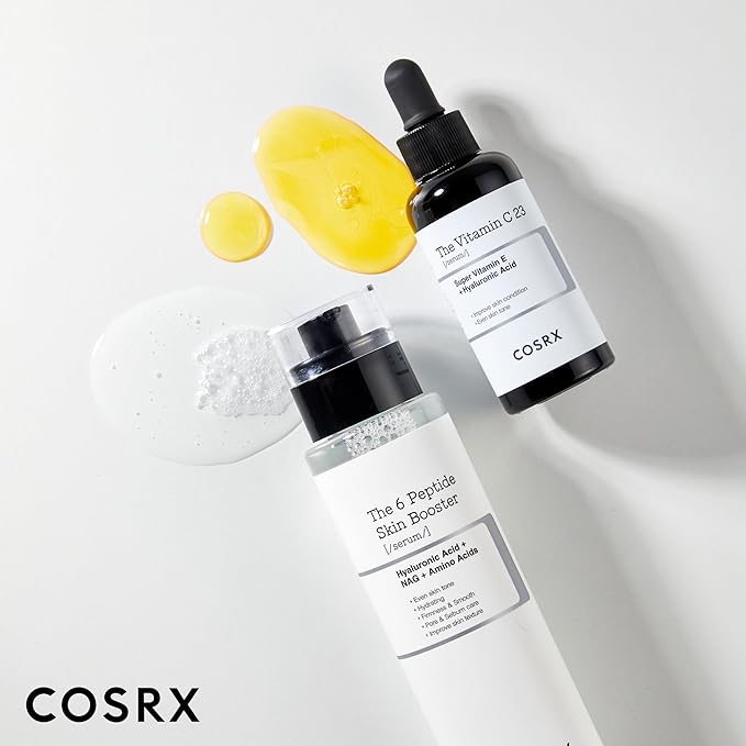 COSRX Vitamin C 23% Peptide Booster Set - Amazon Exclusive - Korean Skin Care Set, Stocking stuffers for women, Vitamin C Serum, Face Serum