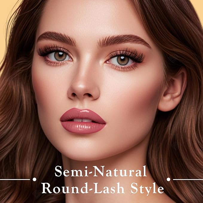 Lashes False Eyelashes Cat Eye Lashes Wispy 14 Pairs Fake Eyelash Natural Lash Strips Fluffy Fox Eye Lashes Pack Short Mink Strip Lashes Natural Look Wispies Cateye Lashes for Women