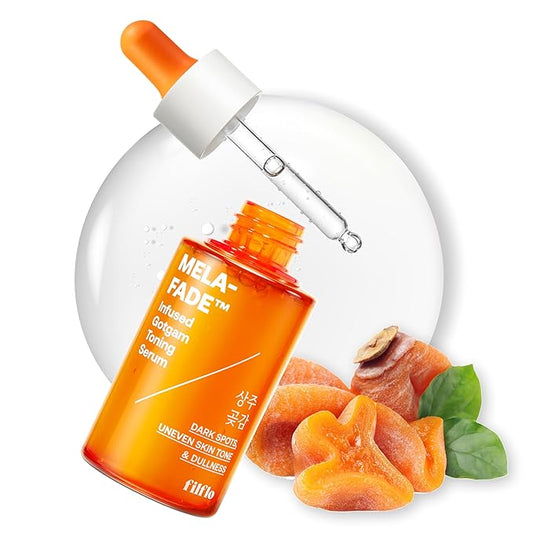Mela-fade Infused Gotgam Toning Serum, Korean Natural Facial Serum With Vitamin C, Hydrating and Soothing for Dark Spots, Sensitive Skin, Highly-Concentrated Korean Skin Care, 1.52 Fl Oz