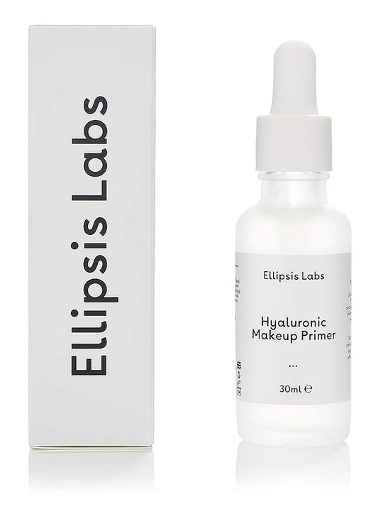 Hyaluronic Makeup Primer by Ellipsis Labs. Containing Hyaluronic Acid to retain moisture and create a plumping effect. Primes your face for makeup & foundation