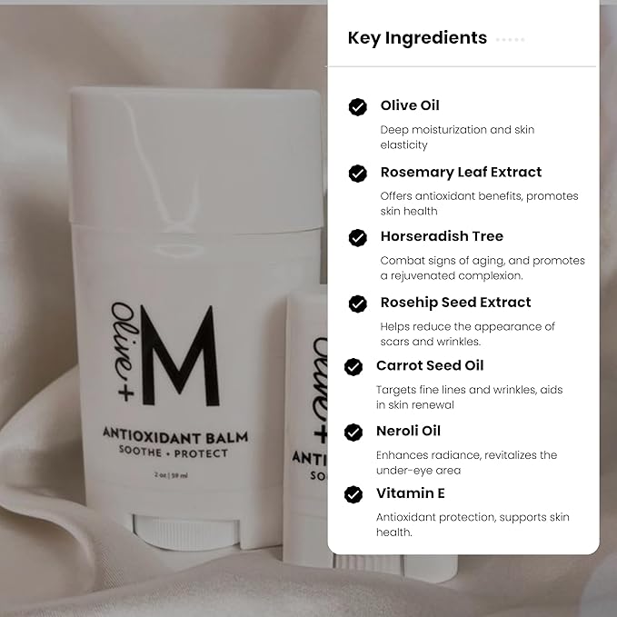 Miracle Face Balm Stick, Multi Balm Stick for Face, Skincare Anti-Wrinkle Face Miracle Balm, Under Eye Brightener, Face Moisturizer Infused with Organic Olive Oil, Vegan (2 fl. oz. / 59 ml)