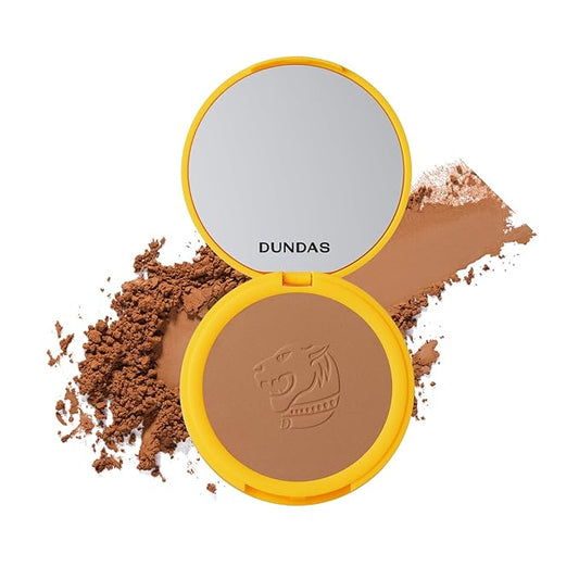 Dundas Bronzer Anonymous, Powder for Face and Body Contour and Bronzing, Matte Finish, Face Make Up for All Skin Types, Cruelty Free Natural Makeup, Buildable Coverage, Easy to Blend, (Step 1)