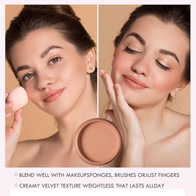 Blush Multi Stick, Lightweight & Blendable, Non-greasy & Waterproof, For Eyes, Lips & Cheeks, Highlight Contouring blush, Perfectly Blended, Contour Stick (SET 1, 2 in 1)