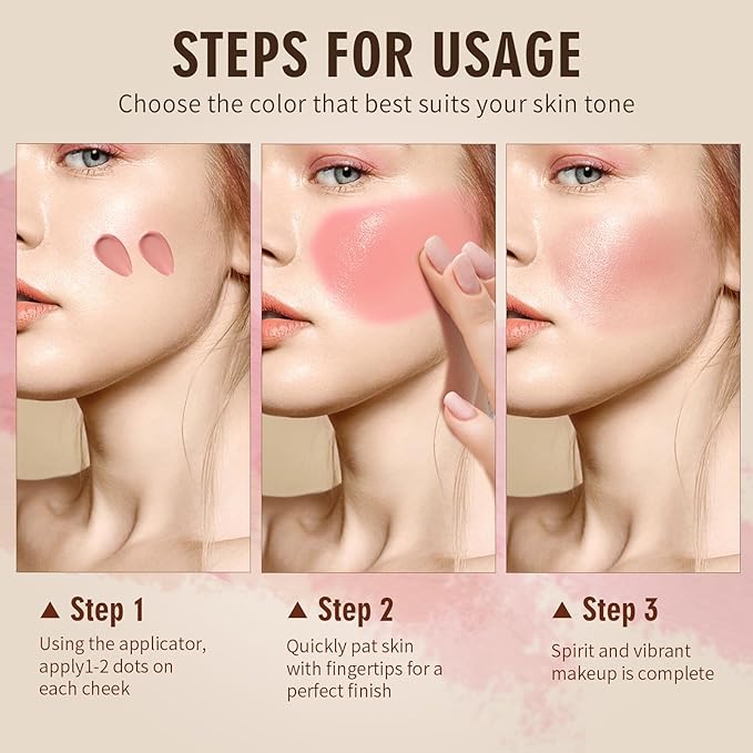 LaMu'S COSMETICS Soft Pinch Weightless Liquid Blush, Long-Lasting Beauty Natural Waterproof Face Liquid Blush For All-Day Wear (Bliss-Nude Pink, 0.25fl.oz/7.5ml)