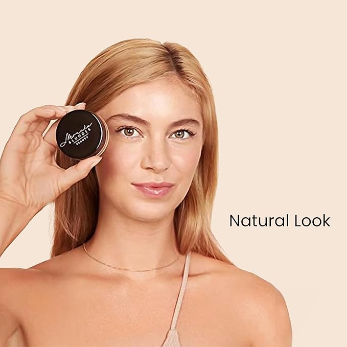 Monika Blunder Beauty - Blunder Cover Foundation, Concealer - Shade: 3 - Drei - Light/Medium, Warm Neutral Undertones - Clean Beauty, All-In-One, Cruelty-Free, Vegan - (3 Drei) - 0.62 oz