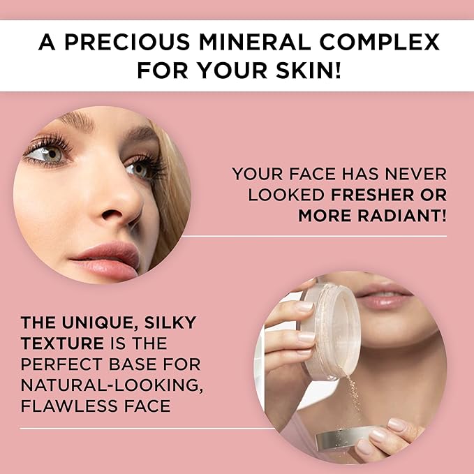 ARTDECO Mineral Powder Foundation - natural beige – loose setting powder for a smooth finish - medium coverage - perfect for sensitive & oily skin - makeup with zinc & magnesium - vegan-0.53 Oz