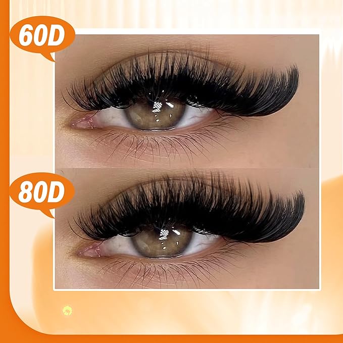 Mavphnee Lash Extensions Kit 280Pcs Cluster Eyelash Extensions Thick D-Curly Lash Clusters Volume 10-18MM DIY Individual Lashes Kit with Bond and Remover, Eyelash Tweezers(60D&80D 0.07D)