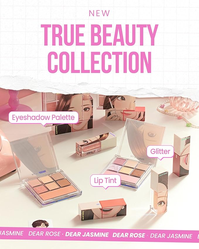 AMTS Webtoon True Beauty - 04 Dear Jasmine | High Pigment Liquid Non-Sticky Long-Wearing Long-Lasting | Korean Webtoon