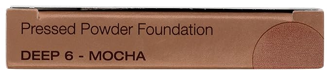 Mineral Fusion Pressed Powder Foundation, Deep 6 - Deep Skin w/Cool Undertones, Age Defying Foundation Makeup with Matte Finish, Talc Free Face Powder, Hypoallergenic, Cruelty-Free, 0.32 Oz