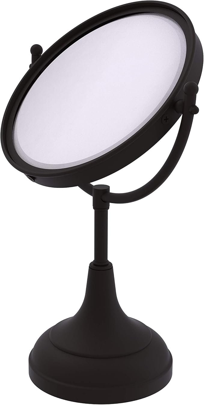 Allied Brass DM-2/3X-ORB 8-Inch Mirrow with 3X Magnification, 15-Inch H, Oil Rubbed Bronze