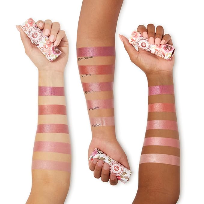 Honeybee Gardens Color Within Reach MultiStick, Bordeaux, Berry with Soft Shimmer, Multipurpose Makeup, Natural Glow, Easy Application, Vegan, Cruelty-Free, Net Wt. 0.2 oz